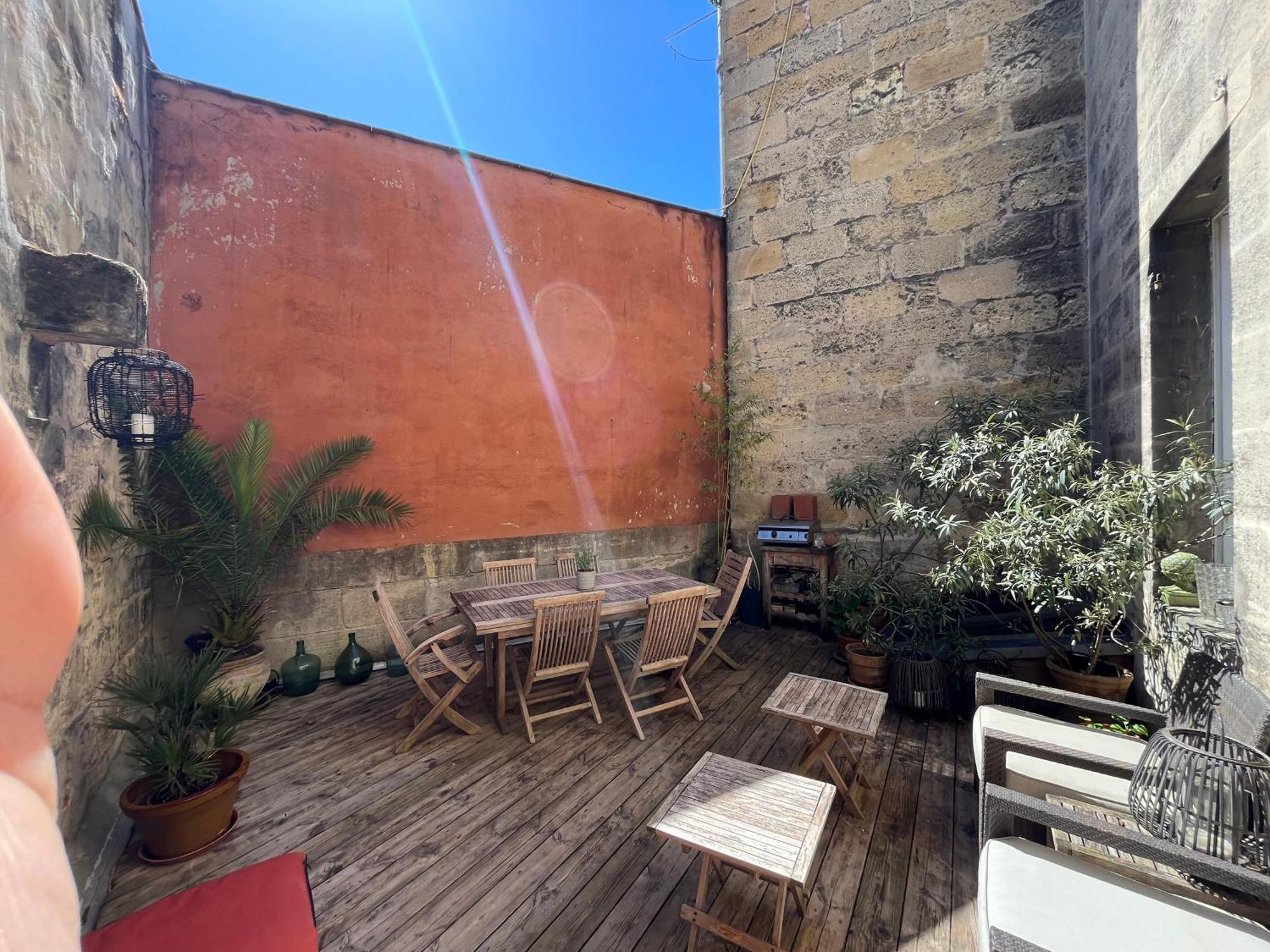 Bel Appartement Terrasse Bordéus Exterior foto